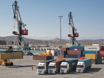 Грузооборот Международного морского порта Туркменбаши составил более 500 млн тонно-километров