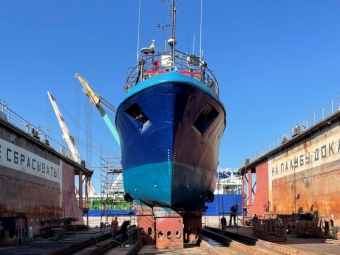 На АО «АСПО» провели ремонт рыбопромысловых судов