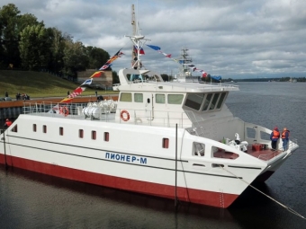 Первое в России безэкипажное научное судно «Пионер-М» отправилось из Санкт-Петербурга в Севастополь