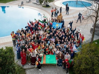 Члены астраханской делегации принимают участие во Всемирном фестивале и общаются с прикаспийскими сверстниками