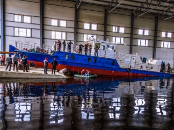 Покоряем судостроение: КМЗ построил первые обстановочные суда проекта 3050