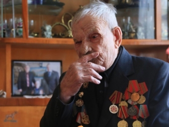 Почетный астраханец и Ветеран Великой Отечественной войны - Александр Калмыков отпраздновал свое 95-летие