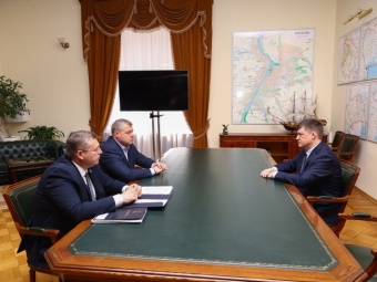 Губернатор Астраханской области и глава Южного центра обсудили стратегию развития верфей ОСК
