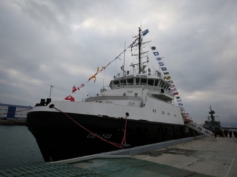 Астраханский СРЗ передал заказчику спасательное буксирное судно