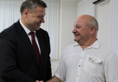 Актив Межрегионального промышленного профсоюза поздравил Игоря Бабушкина с избранием на пост губернатора Астраханской области