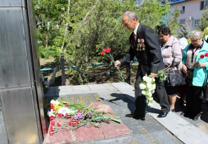 Ветераны судостроители Астрахани встретили День Победы организованно