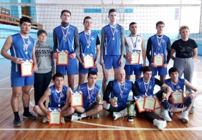 Сборная команда АГТУ стала чемпионом Открытого турнира Астраханской области по волейболу среди мужских команд, судостроители «Вымпел – АСПО» на втором