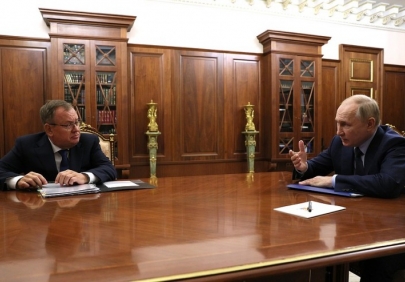 Состоялась встреча Владимира Путина с Председателем Совета директоров АО «ОСК» Андреем Костиным