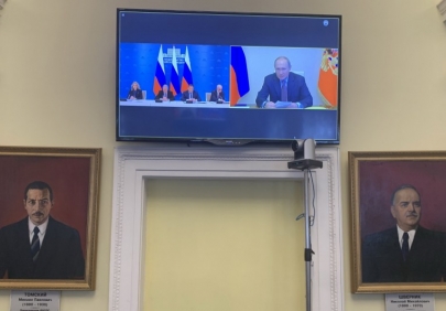 Путин принял участие в подписании генерального соглашения