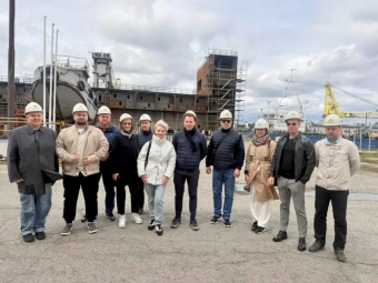 Делегация Международного форума «Транспортная логистика Каспийского региона» посетила астраханскую верфь ОСК