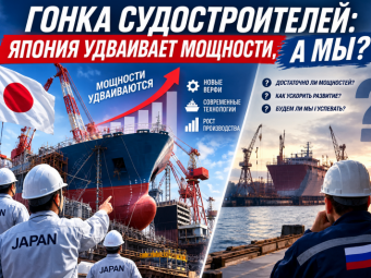 Гонка судостроителей: Япония удваивает мощности, а мы?