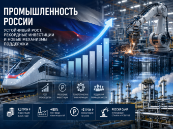 Промышленность России: устойчивый рост, рекордные инвестиции и новые механизмы поддержки