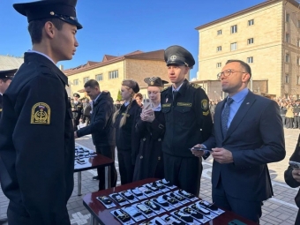 ЮЦСС принял участие в церемонии принятия присяги курсантами профильной специальности