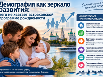 Демография как зеркало развития: чего не хватает астраханской программе рождаемости