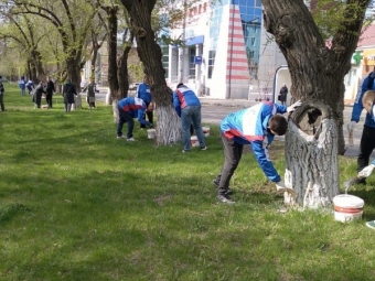 В Астрахани прошел большой субботник