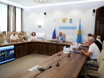 Дмитрий Патрушев оценил ход реконструкции Северных очистных сооружений в Астраханской области