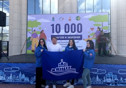 Астраханские корабелы прошли 10 000 шагов к жизни