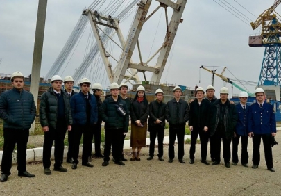 Студенты из Казахстана ознакомились с производственными возможностями астраханской верфи ОСК