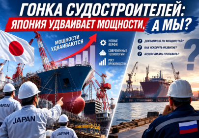 Гонка судостроителей: Япония удваивает мощности, а мы?