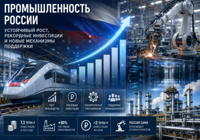 Промышленность России: устойчивый рост, рекордные инвестиции и новые механизмы поддержки