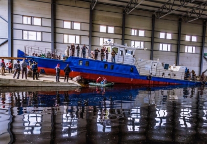 Покоряем судостроение: КМЗ построил первые обстановочные суда проекта 3050