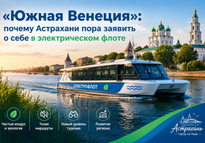 «Южная Венеция»: почему Астрахани пора заявить о себе в электрическом флоте