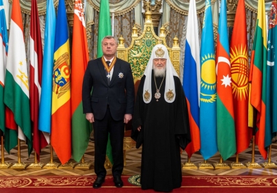 Встреча Святейшего Патриарха Кирилла с губернатором Астраханской области