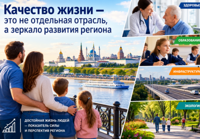 Качество жизни — это не отдельная отрасль, а зеркало развития региона