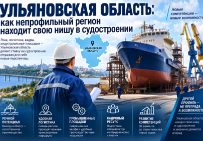 Ульяновская область: как непрофильный регион находит свою нишу в судостроении