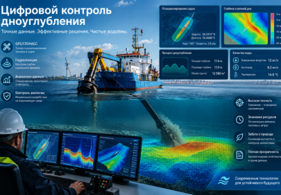 Цифровой контроль дноуглубления