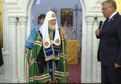 Святейший Патриарх Московский и всея Руси Кирилл освятил в Астрахани храм святого благоверного князя Александра Невского.