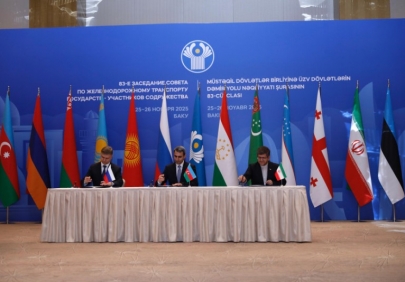 Азербайджан, Россия и Иран договорились о развитии транспортного коридора «Север-Юг»